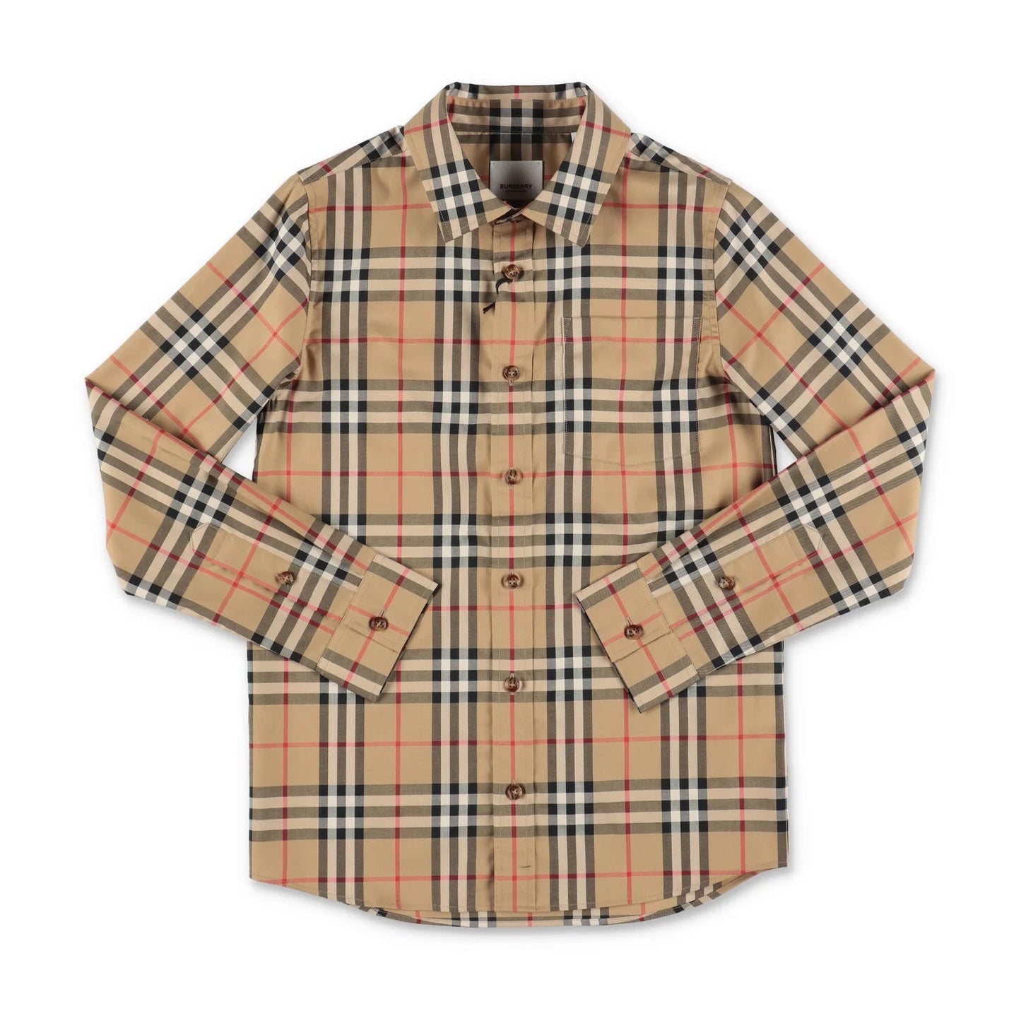 BURBERRY KIDS NOVA CHECK BUTTON DOWN SHIRT