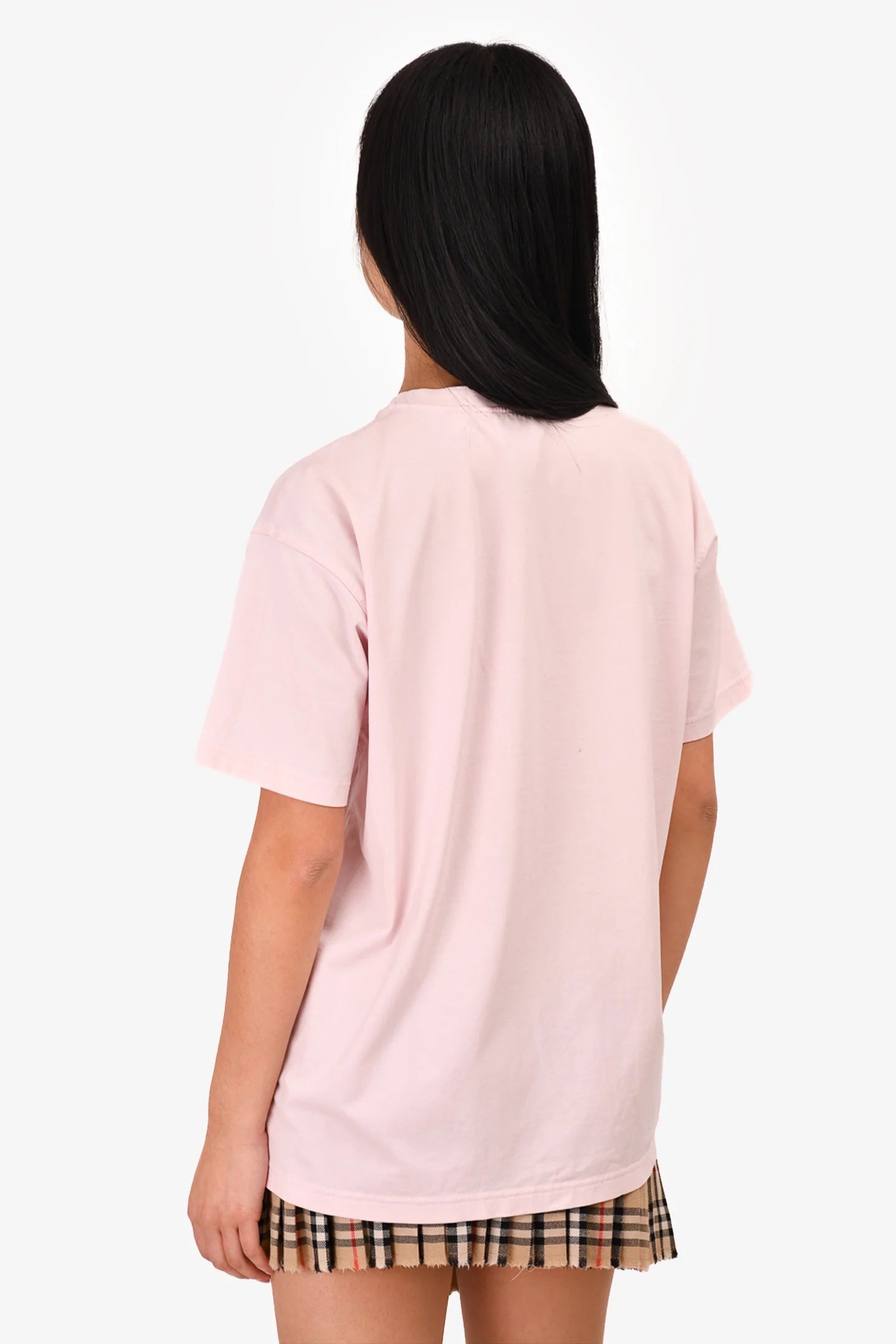 BURBERRY CARRICK LOGO PRINT COTTON T-SHIRT