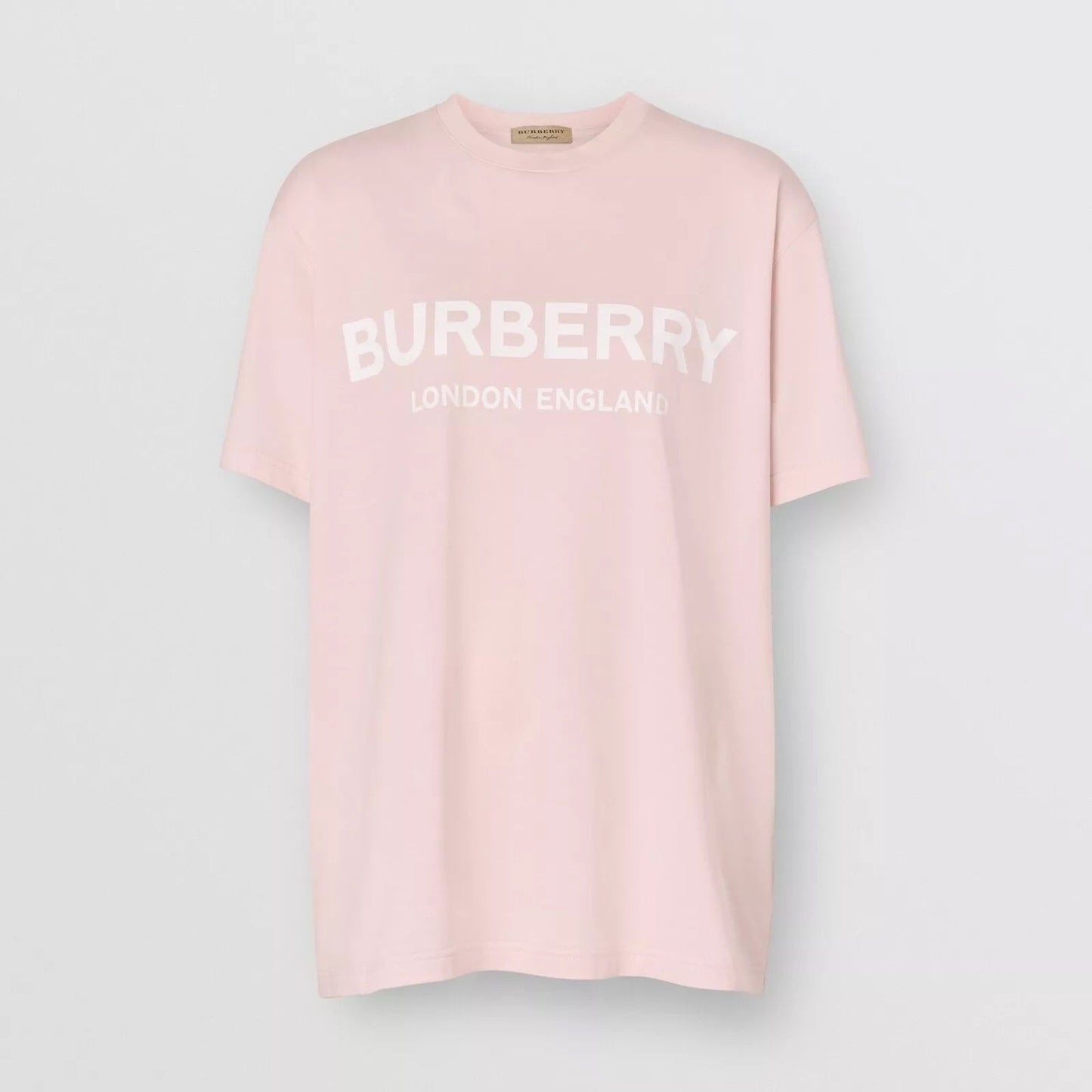 BURBERRY CARRICK LOGO PRINT COTTON T-SHIRT