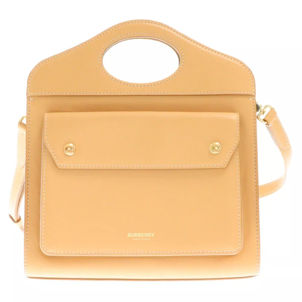BURBERRY MINI LEATHER POCKET 2WAY CROSSBODY BAG