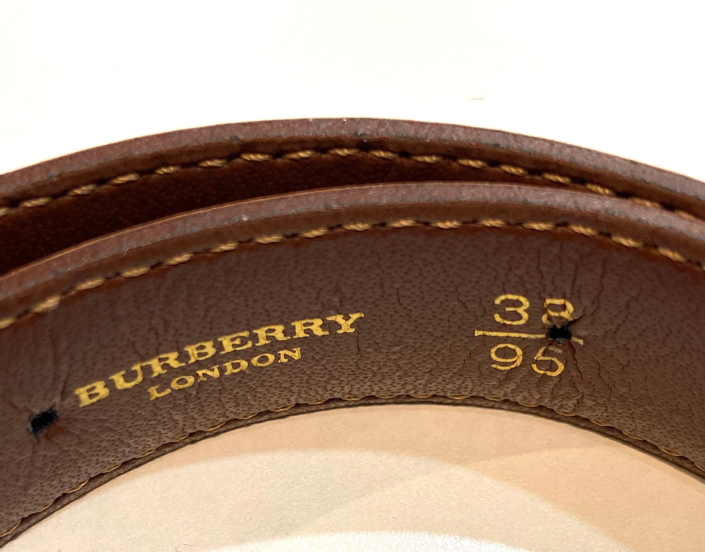 BURBERRY NOVA CHECK REVERSIBLE BELT