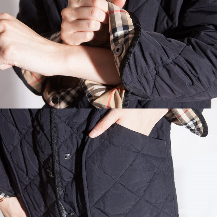 BURBERRY QUILTED NOVA CHECK LINED JACKET