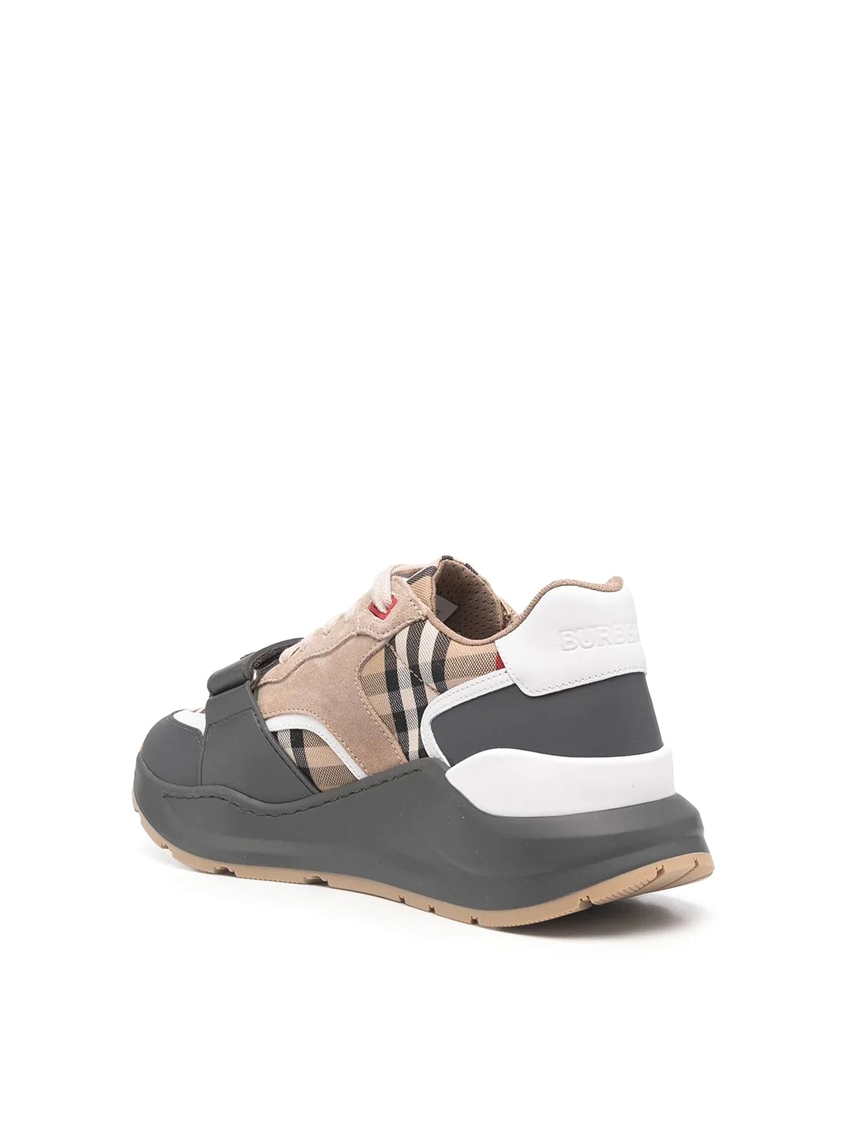 BURBERRY RAMSEY VINTAGE CHECK LOW-TOP MEN'S SNEAKERS