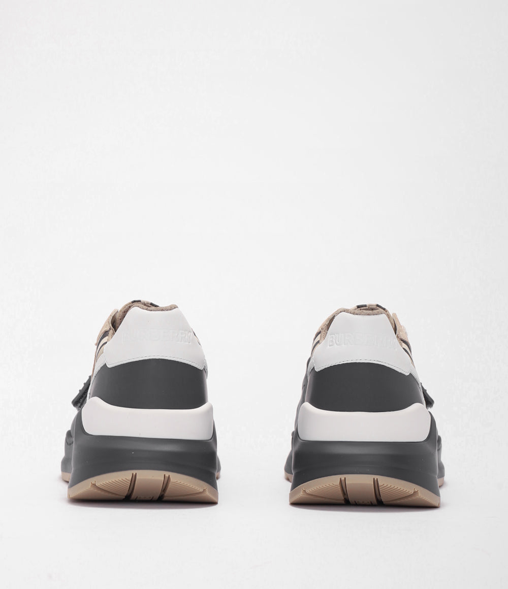 BURBERRY RAMSEY VINTAGE CHECK LOW-TOP MEN'S SNEAKERS
