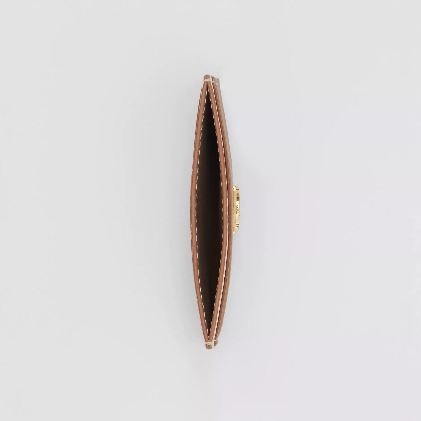 BURBERRY TRI-TONE GRAINY LEATHER TB CARD CASE