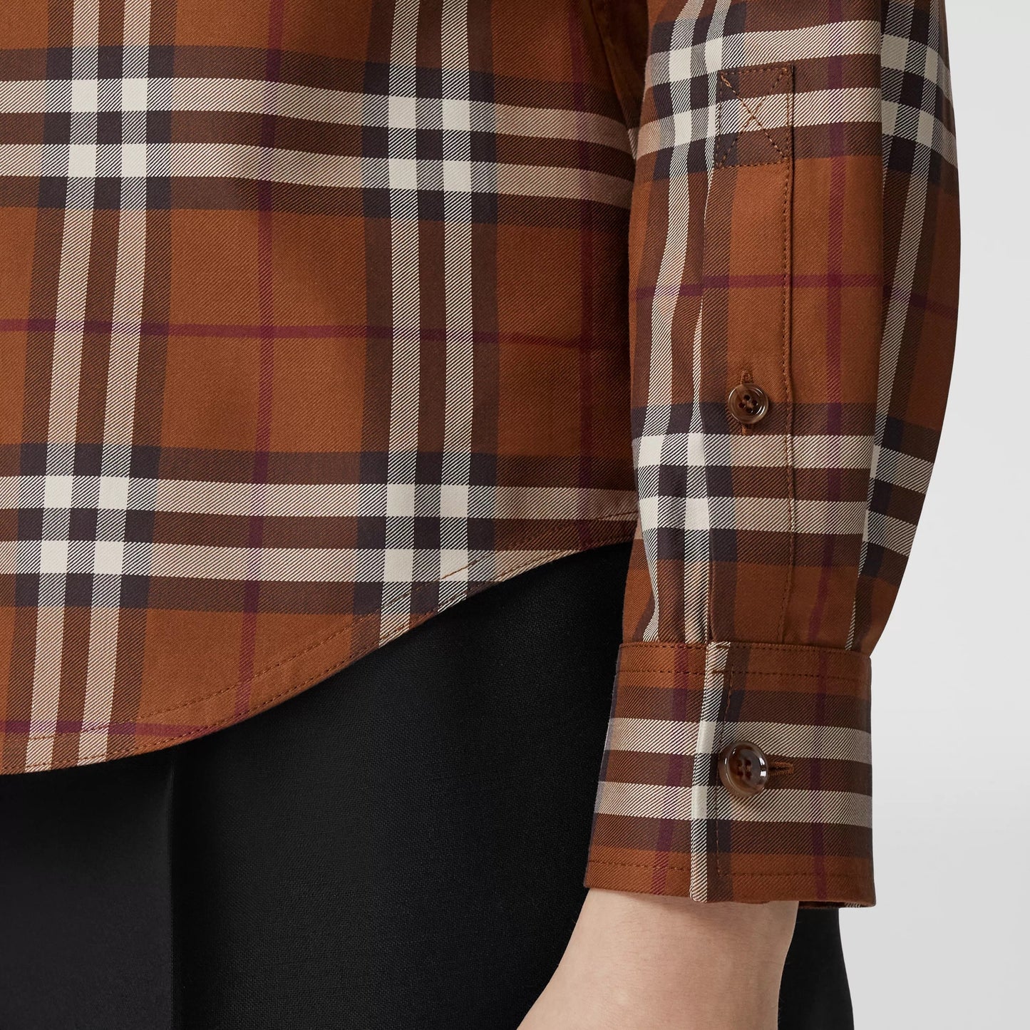 BURBERRY VINTAGE CHECK COTTON SHIRT