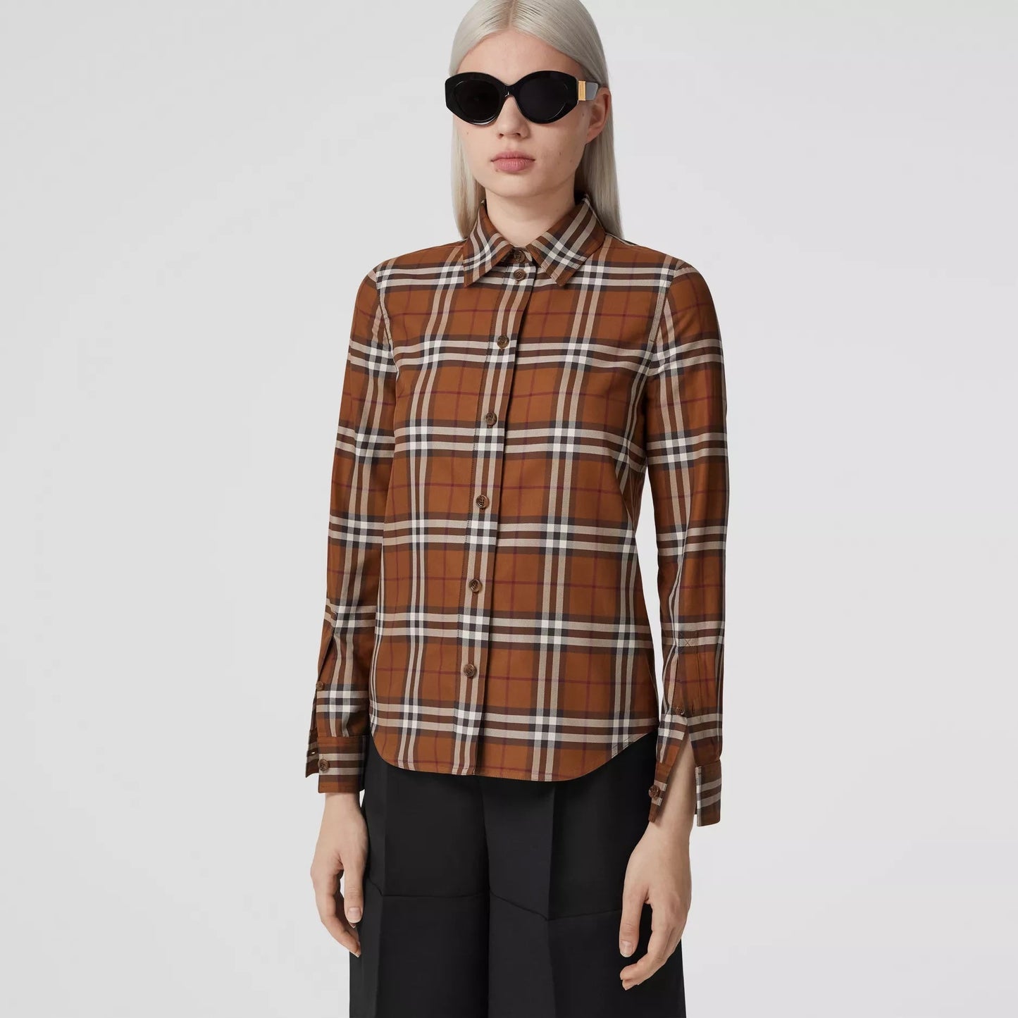 BURBERRY VINTAGE CHECK COTTON SHIRT