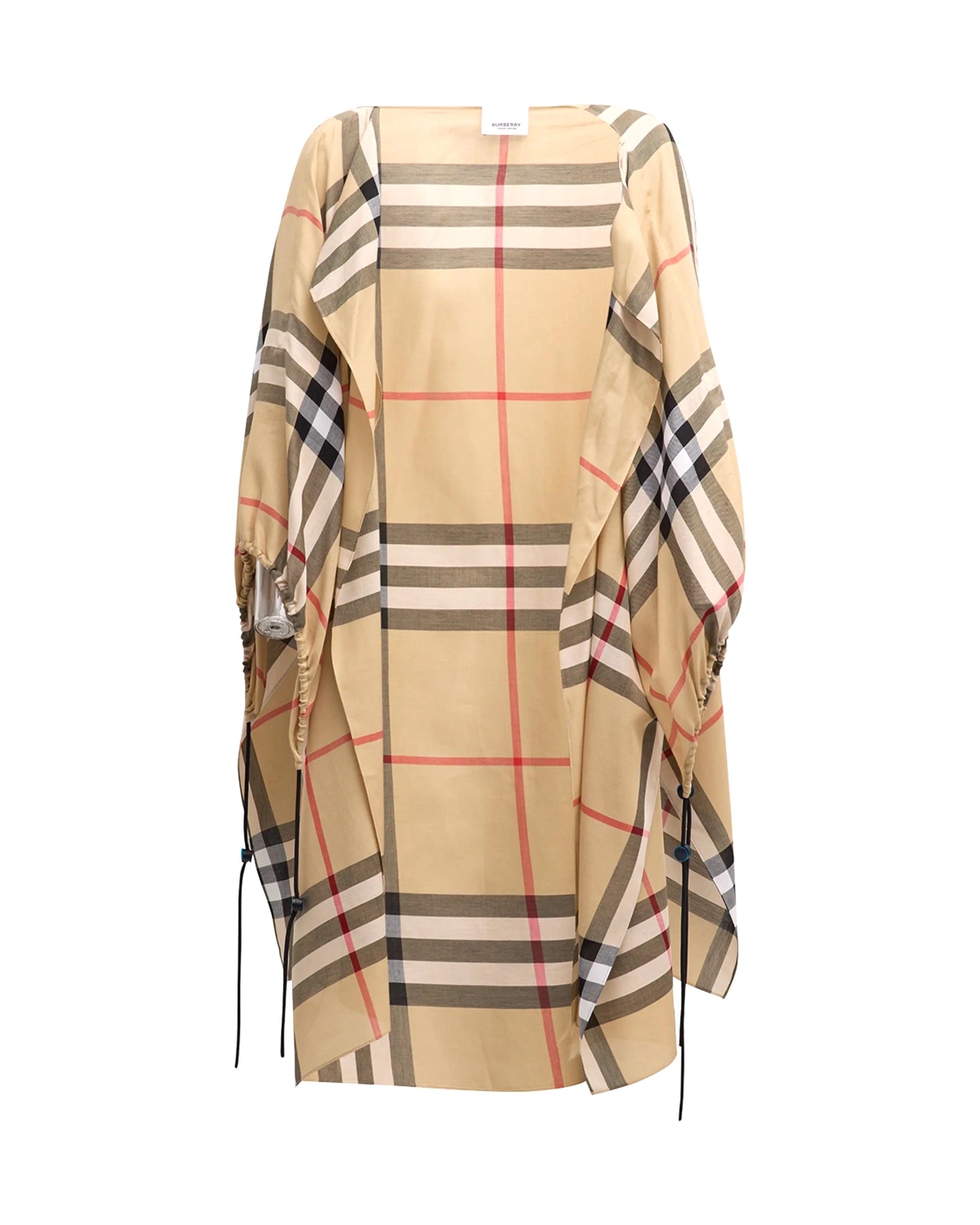 BURBERRY VINTAGE CHECK PATTERN CAPE