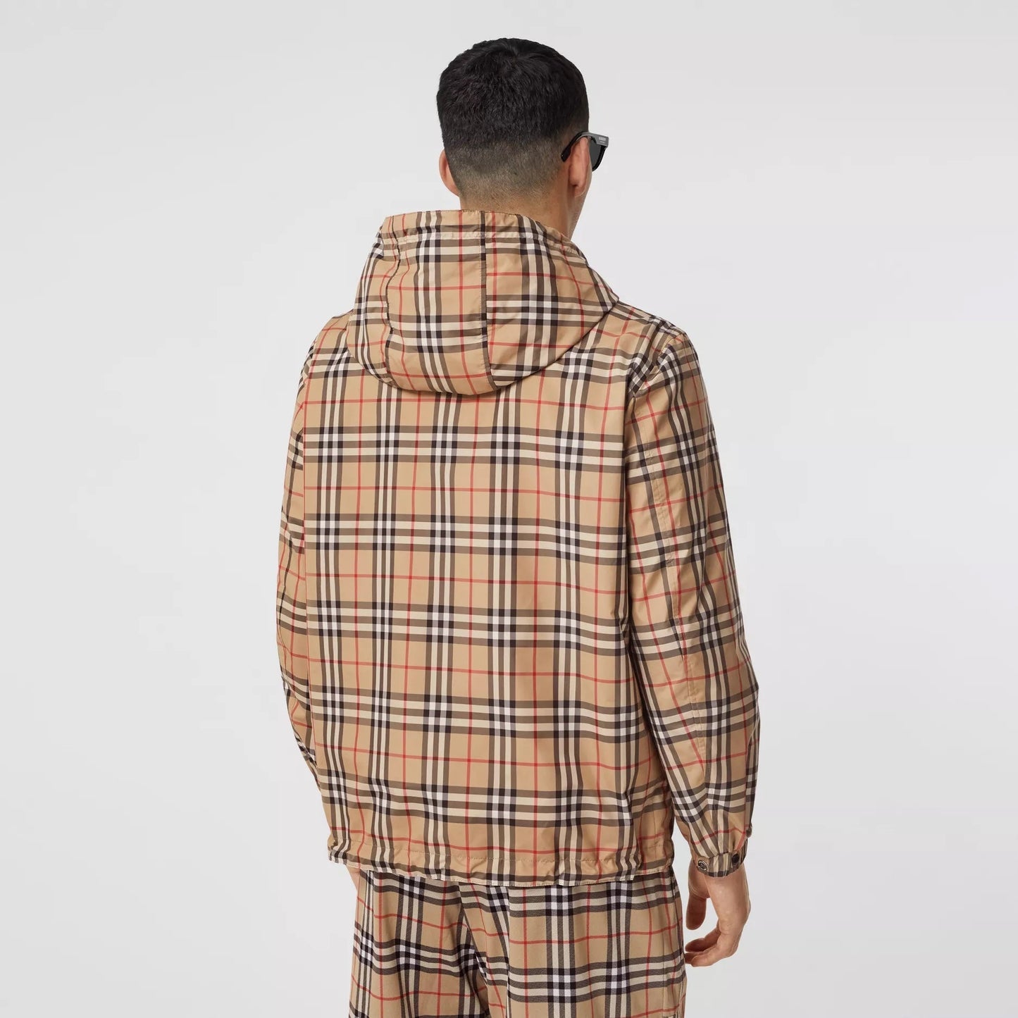 BURBERRY REVERSIBLE VINTAGE CHECK HOODED JACKET