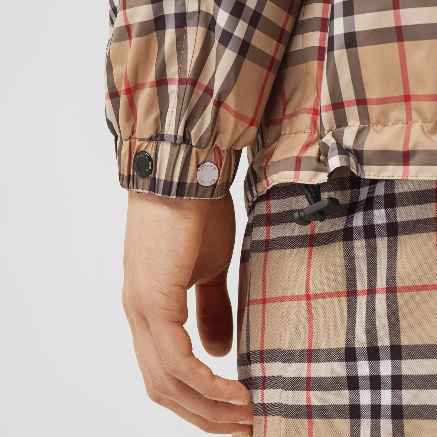 BURBERRY REVERSIBLE VINTAGE CHECK HOODED JACKET
