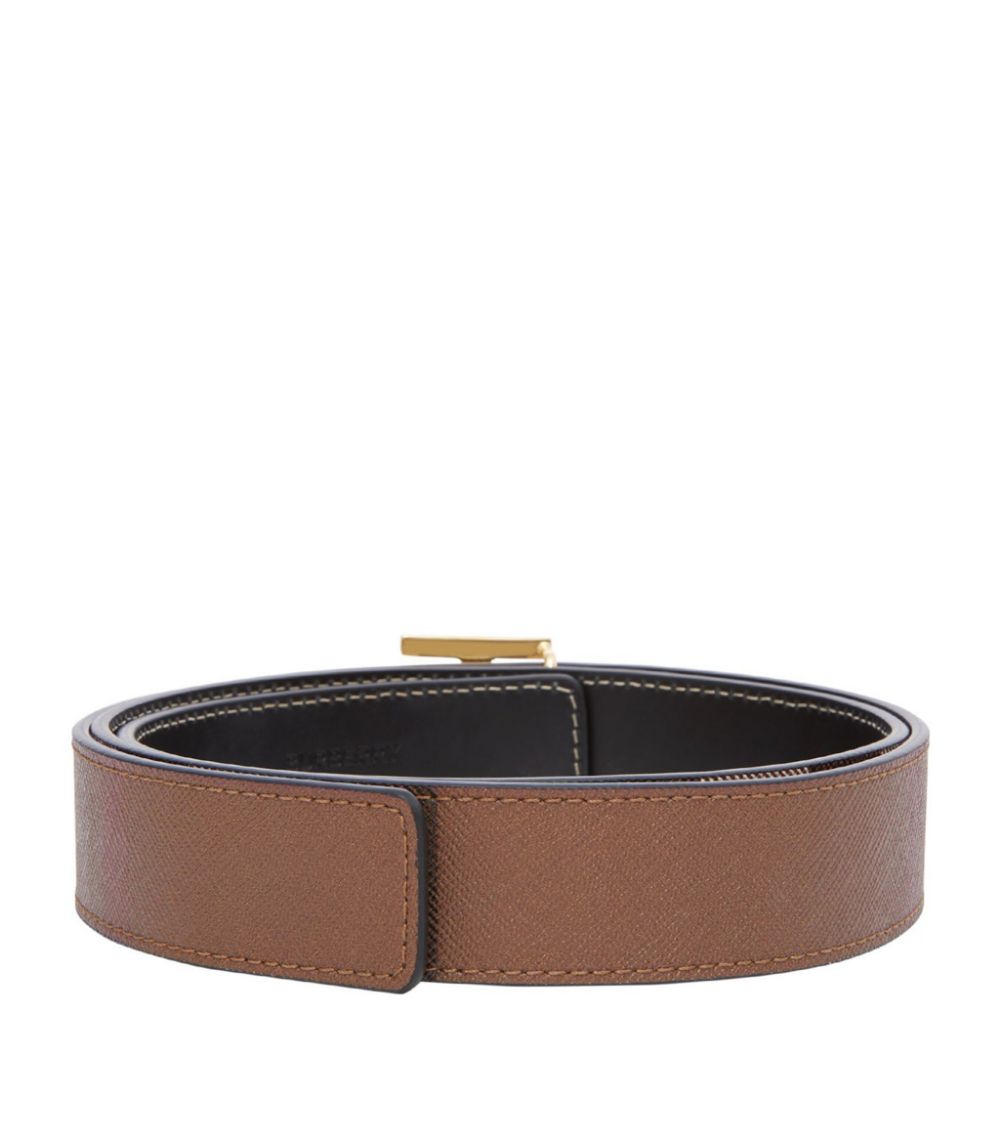 BURBERRY EXAGGERATED CHECK TB MONOGRAM BELT