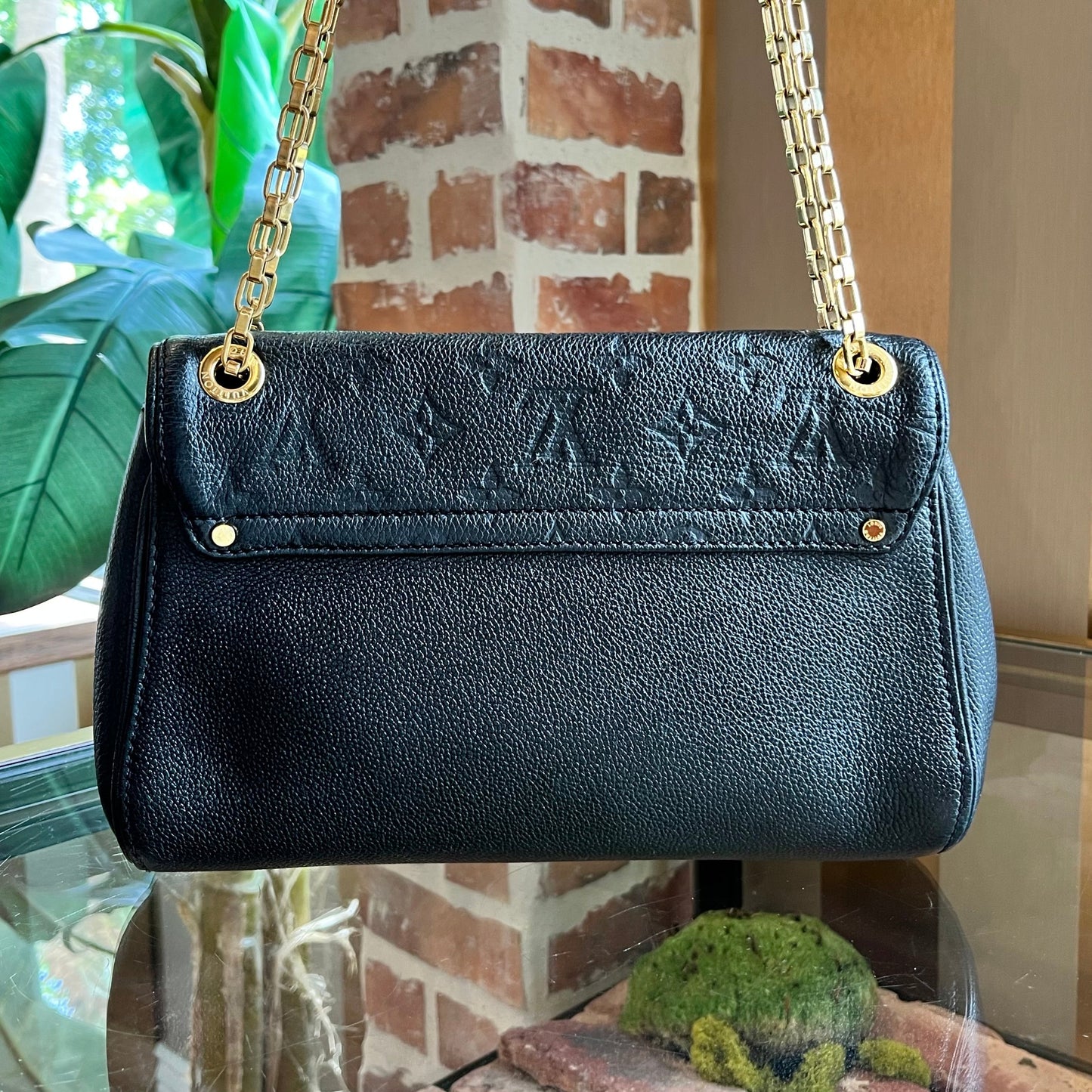 LOUIS VUITTON Saint Germain Monogram Empreinte Leather Shoulder Bag