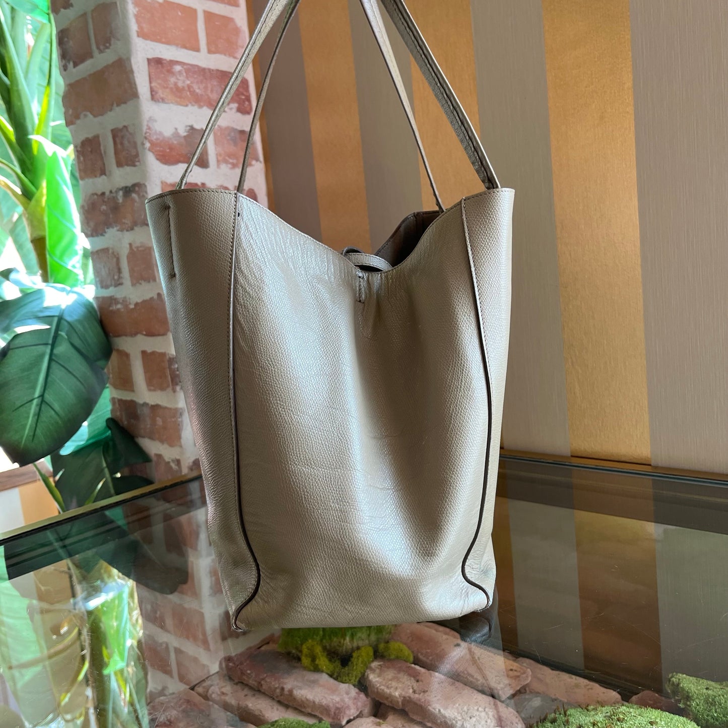 CELINE Phantom Grained Calfskin Horizontal Tote Bag