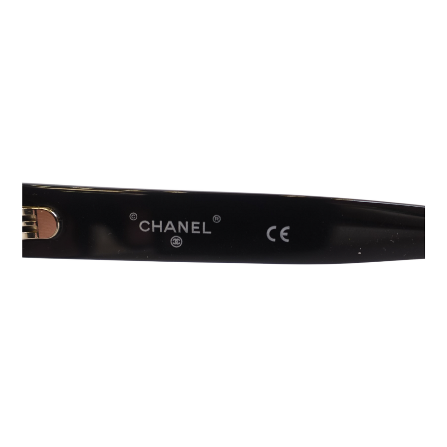 Chanel Pink Rhinestone Aviator Sunglasses