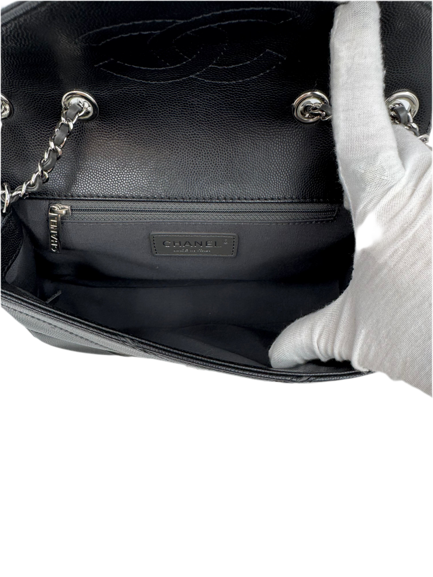 Chanel Chevron Enameled Crossbody