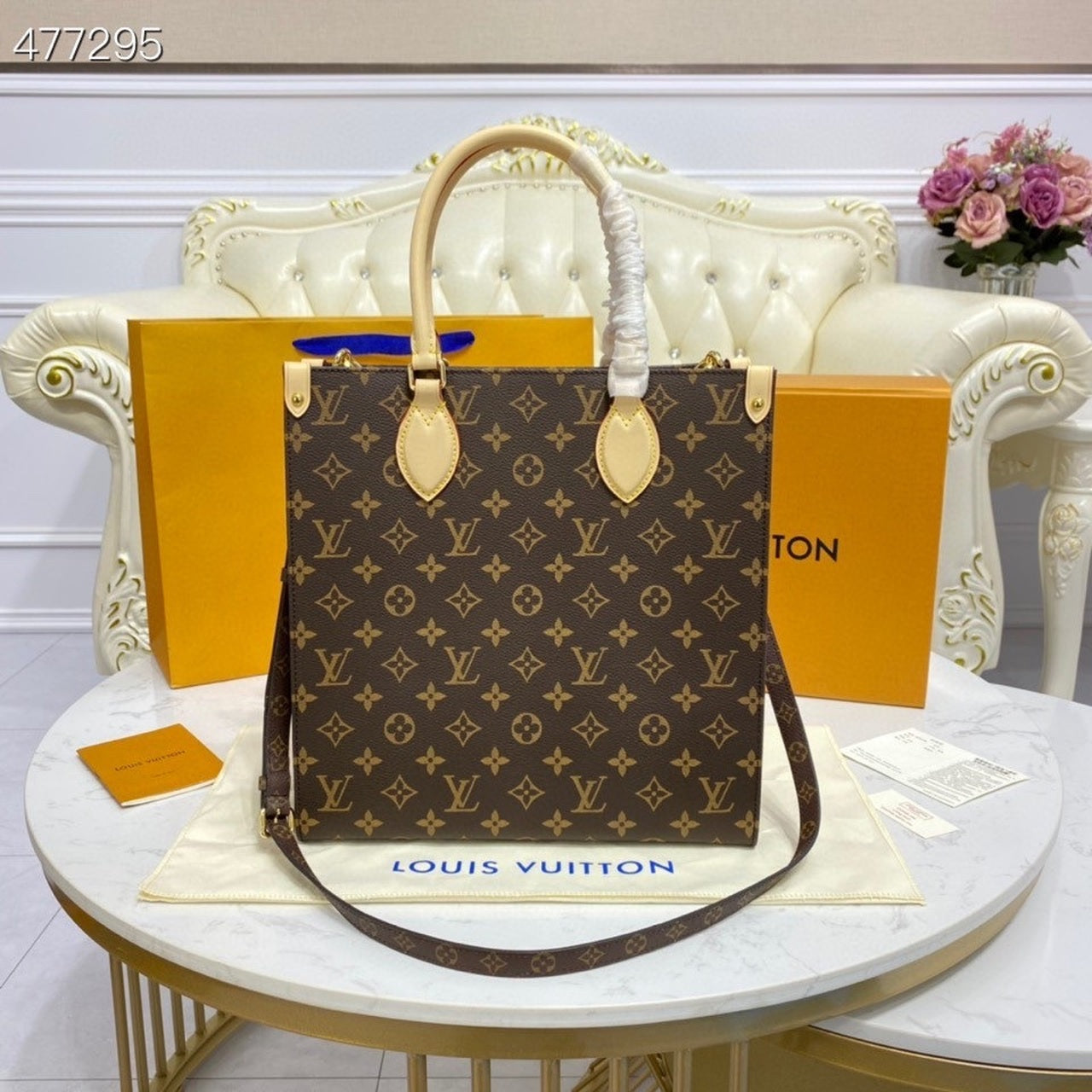LV Sac Plat PM Monogram Canvas For Women, WomenÃ¢â‚¬â„¢s Handbags, Shoulder And Crossbody Bags 11.8in/30cm LV M45848