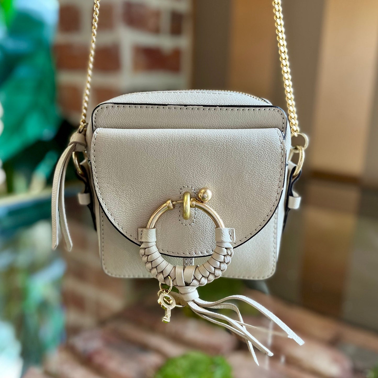 SEE BY CHLOE Joan Mini White Camera Bag