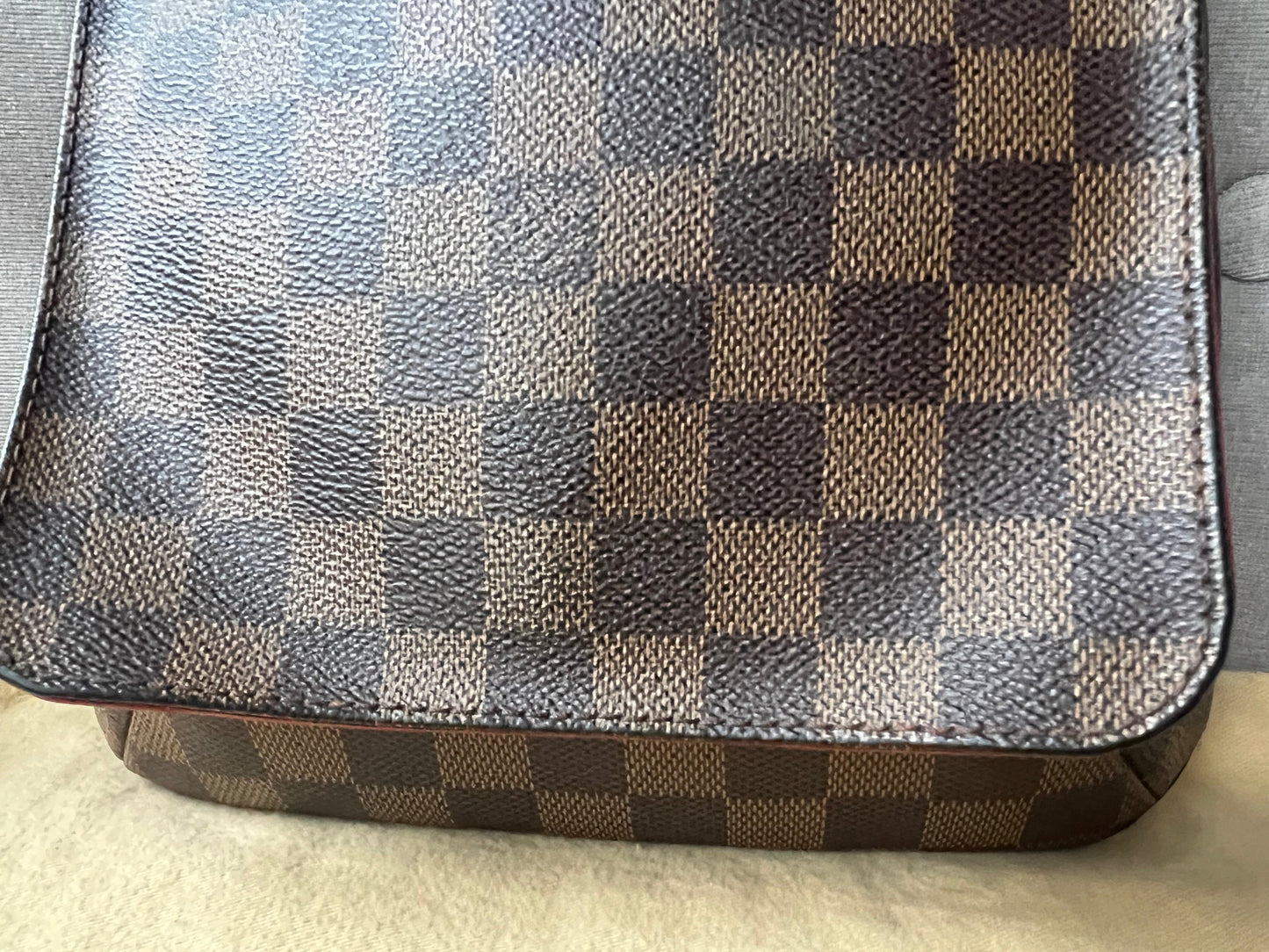 Louis Vuitton Musette Salsa PM (long strap version) Damier Ebene