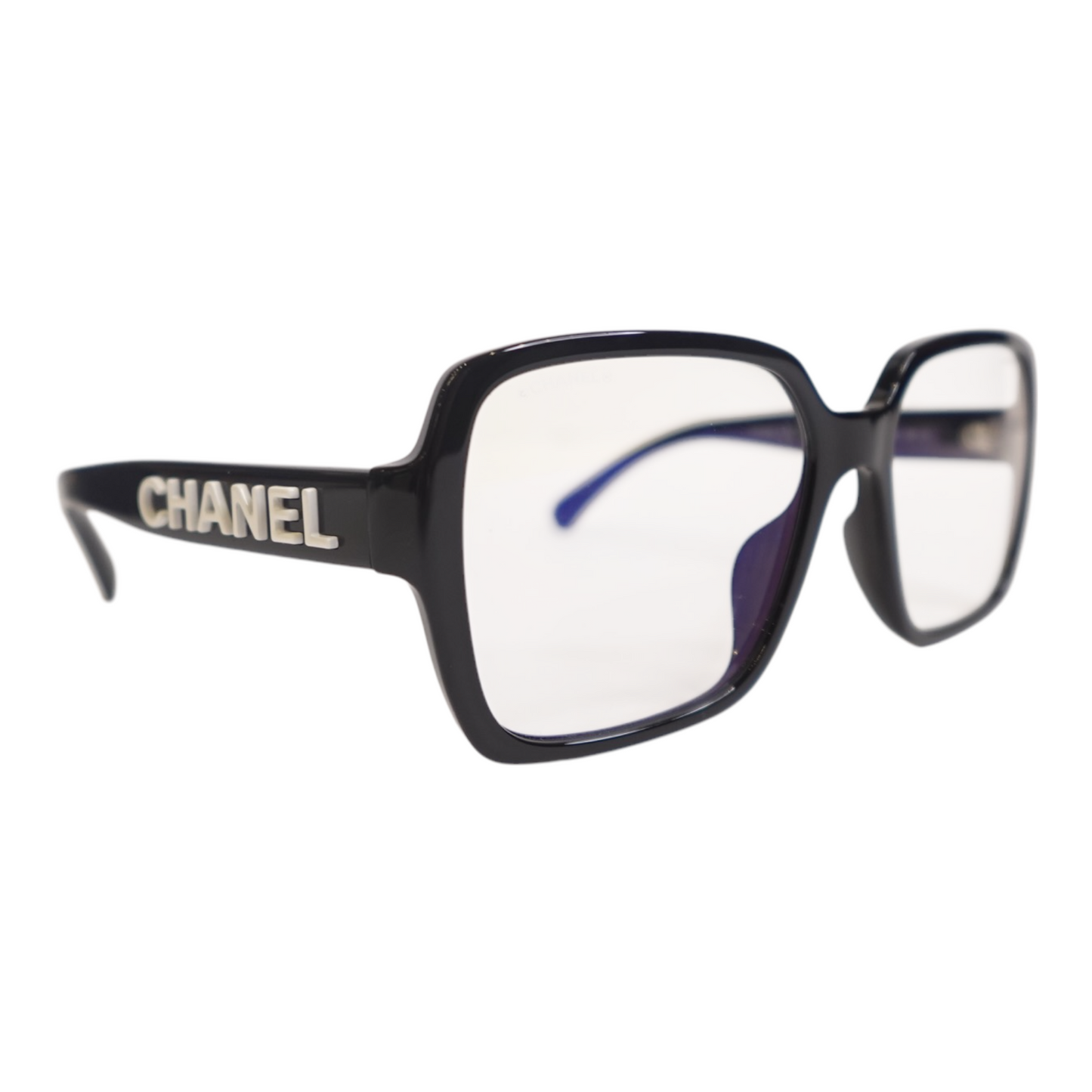 Chanel Rectangular Frame Logo Glasses