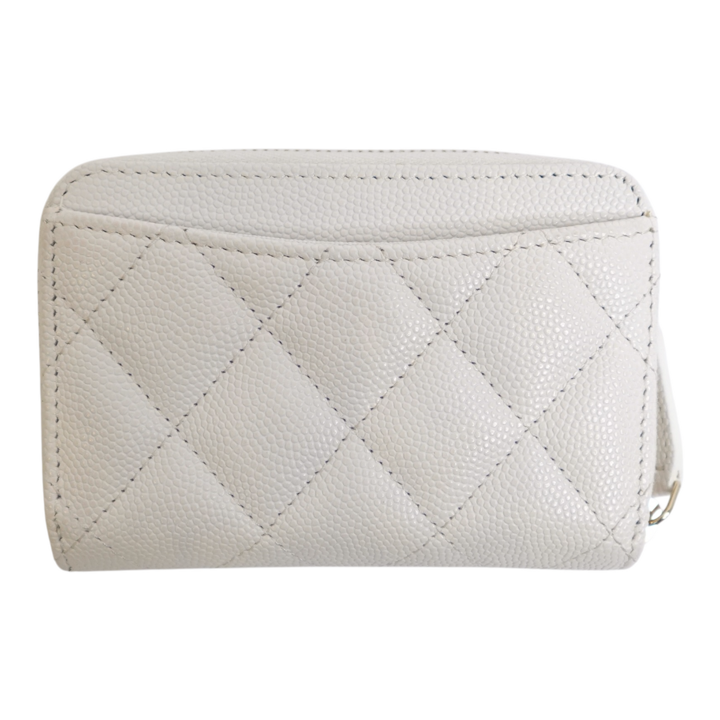 Chanel Coco Casino Zip Coin Purse Quilted Caviar