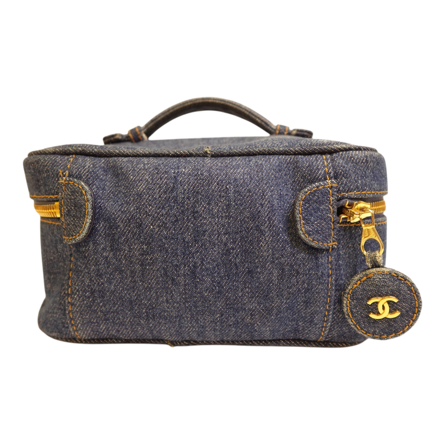 Chanel 1997 CC Denim Vanity Bag