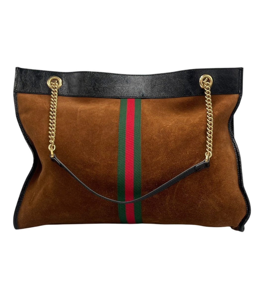 GLM-- Shopper Brown Suede Gold