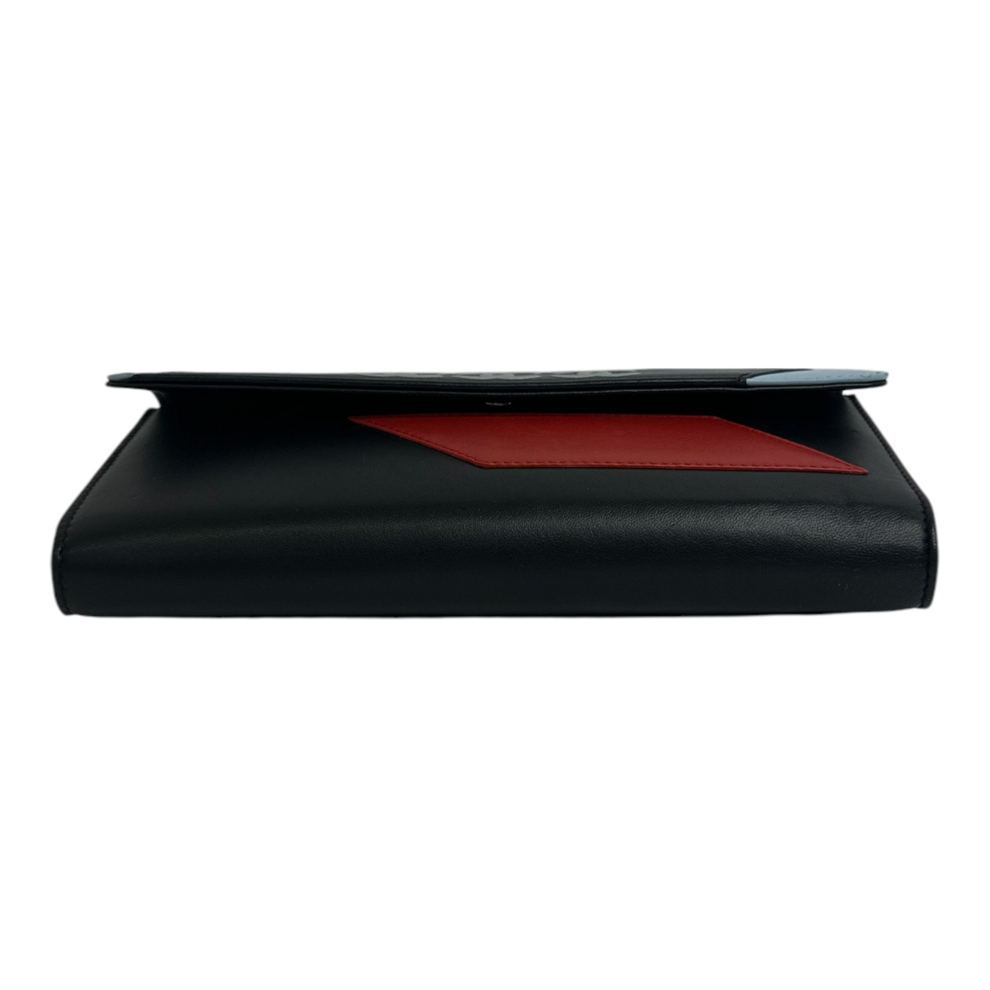 Chanel Airlines Lambskin Wallet On Chain WOC Blue Black Red