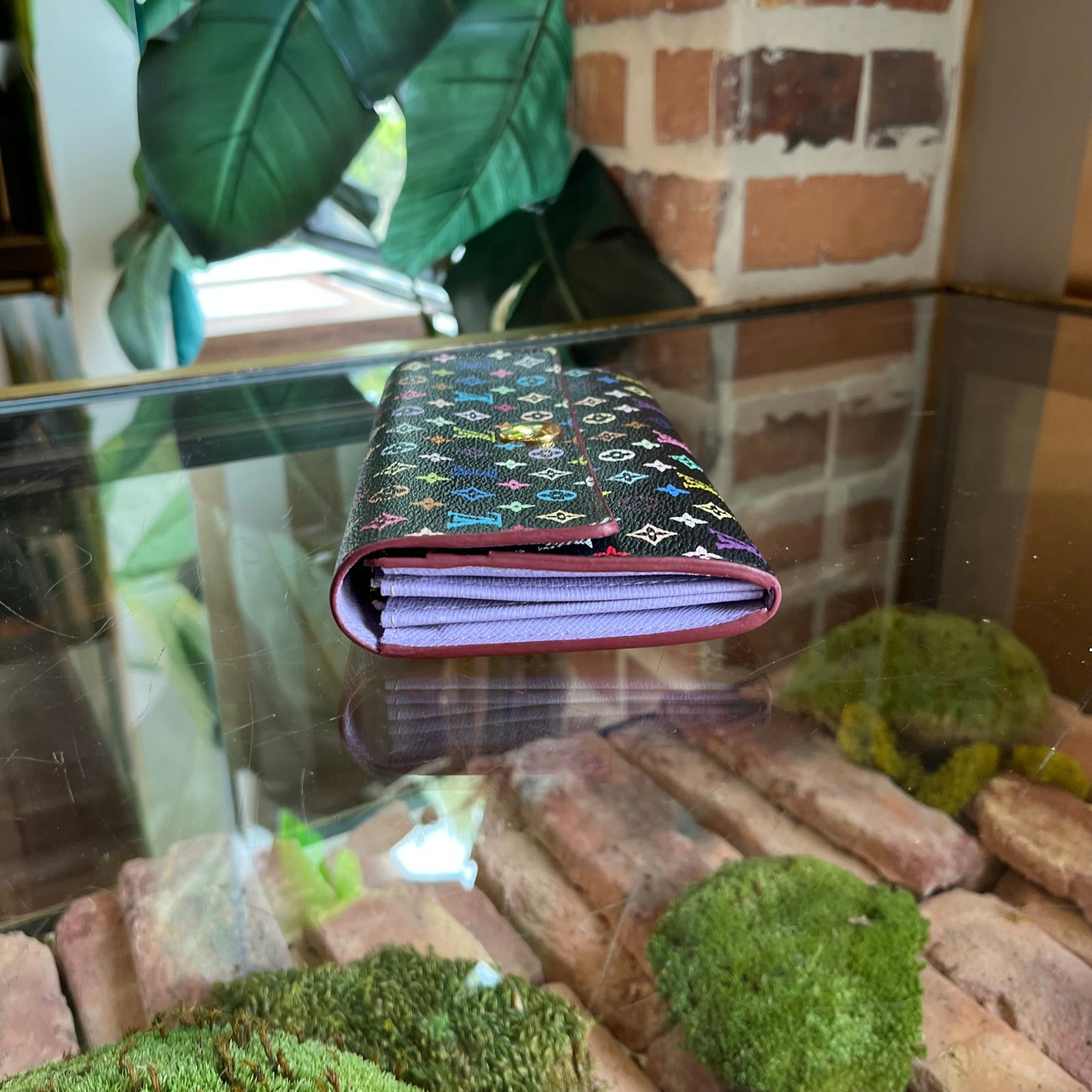 LOUIS VUITTON Murakami Sarah Multicolor Wallet