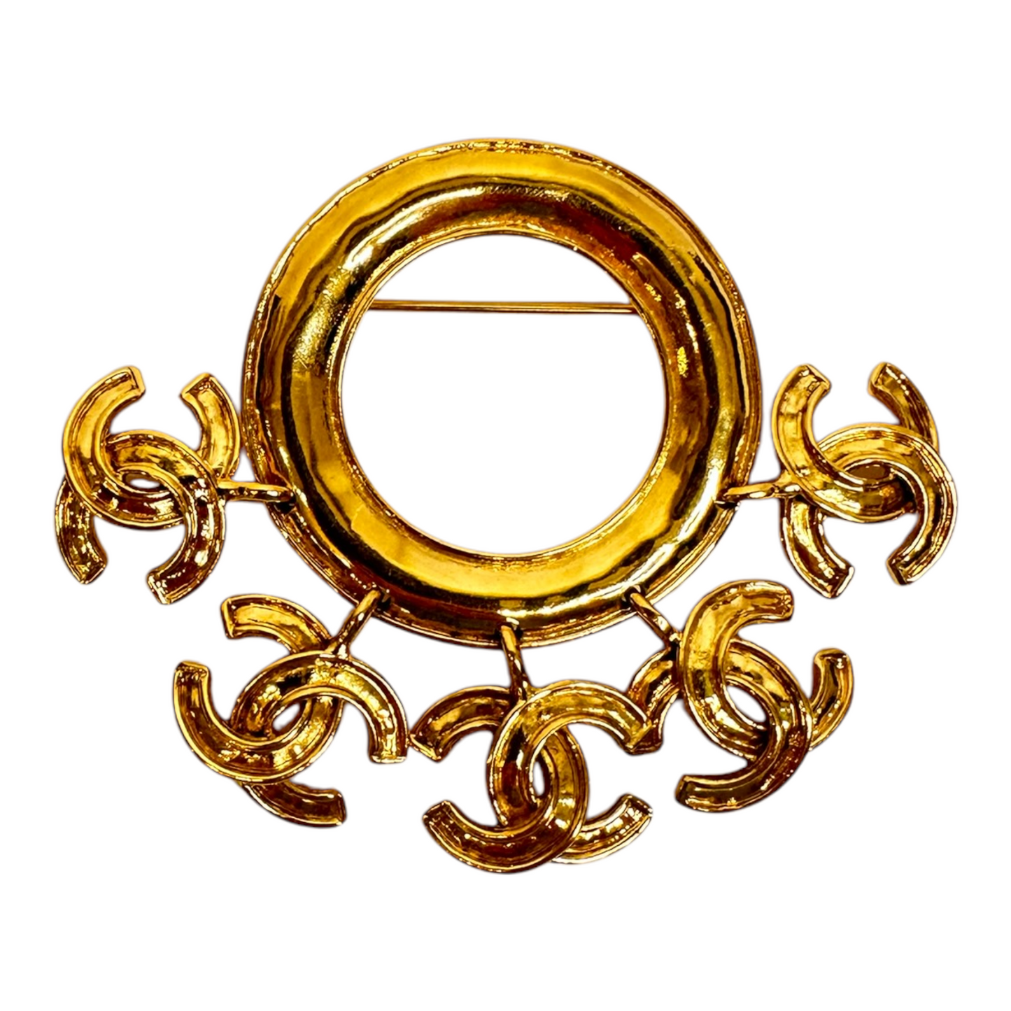 Chanel 1994 CC Dangler Brooch