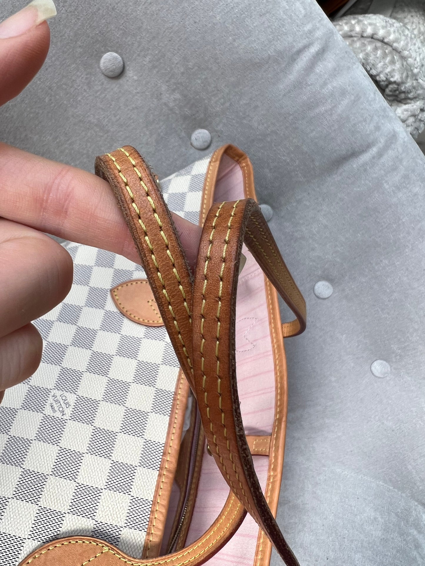 Louis Vuitton Neverfull MM  Damier Azur (RRP £1,410)