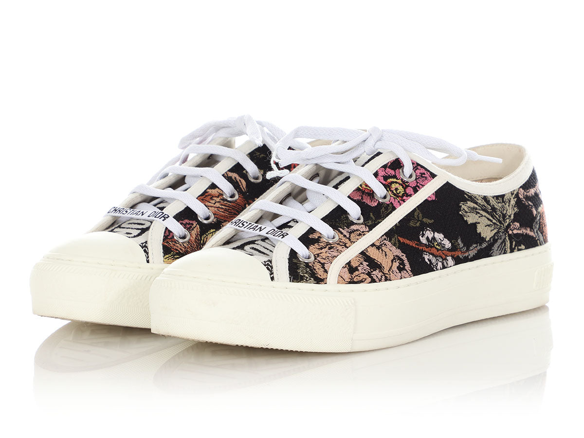 Dior Black and Multicolor Jardin Botanique Walkâ€™Nâ€™Dior Sneakers