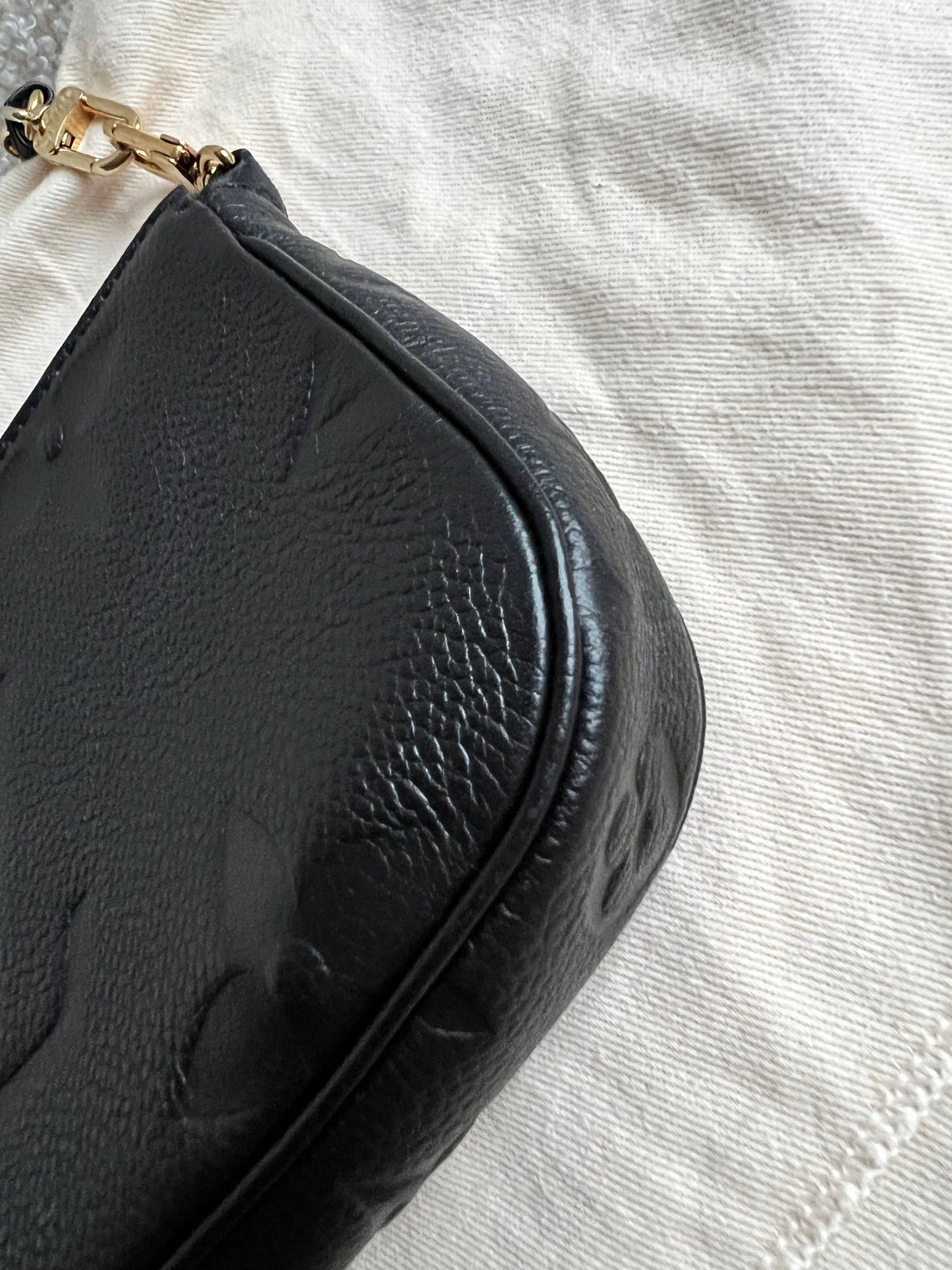Louis Vuitton Multi Pochette Accessoires Black Empreinte (RRP £2140)