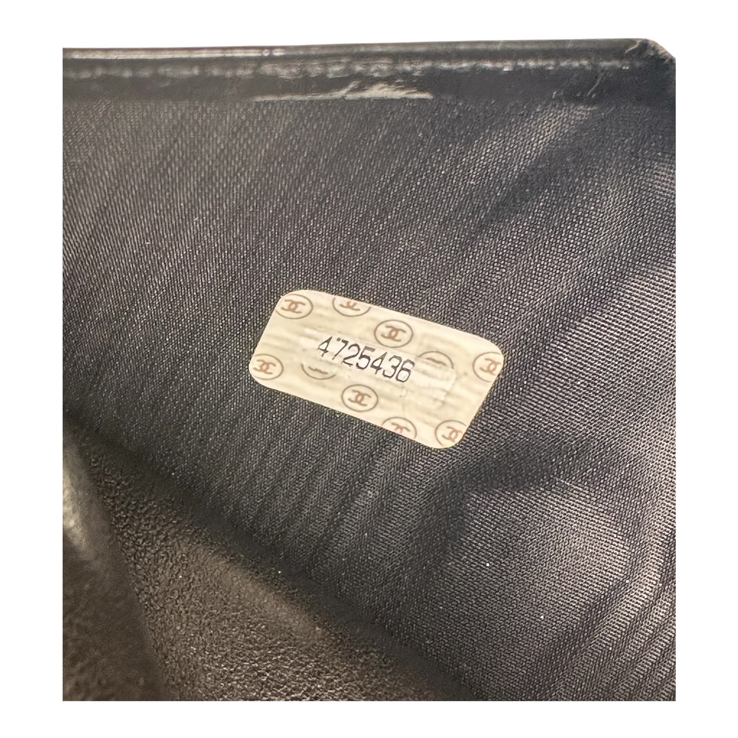 Chanel Patent Timeless CC Wallet On Chain WOC Black