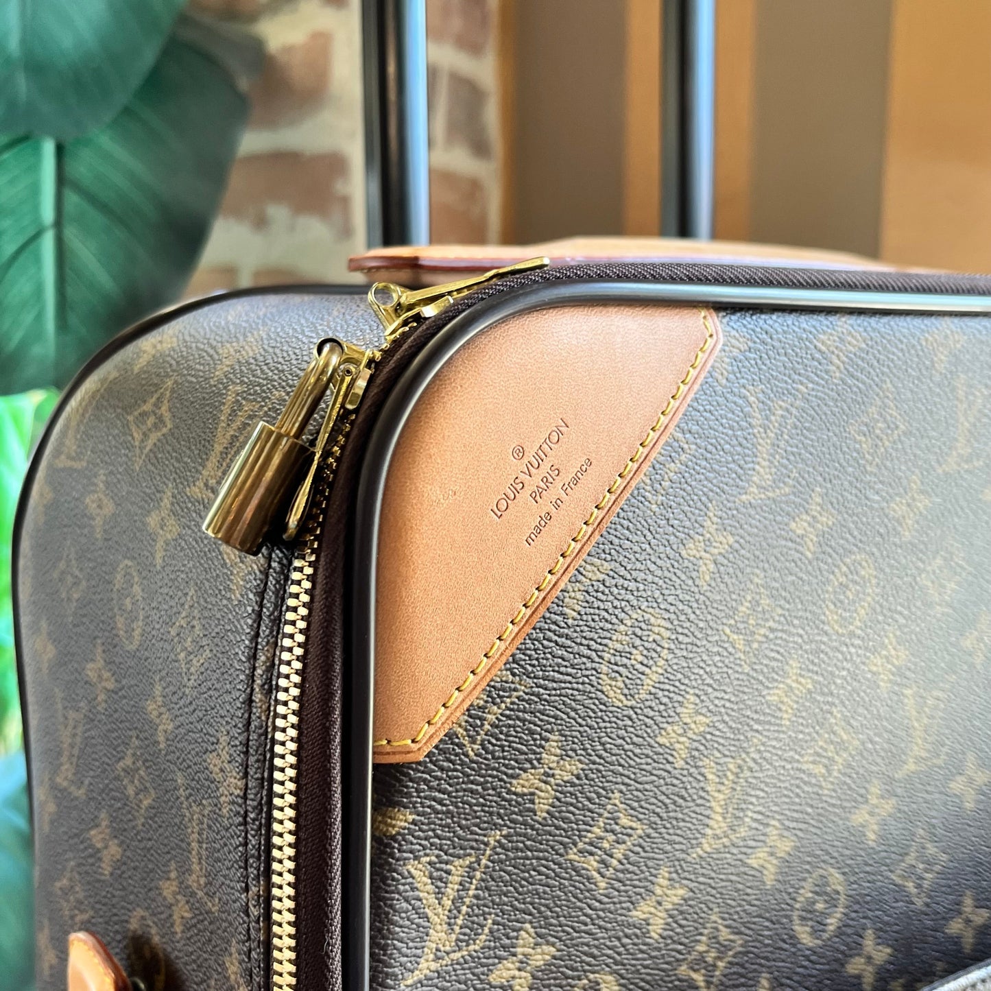 LOUIS VUITTON Pegase 60 Monogram Canvas Rolling Luggage