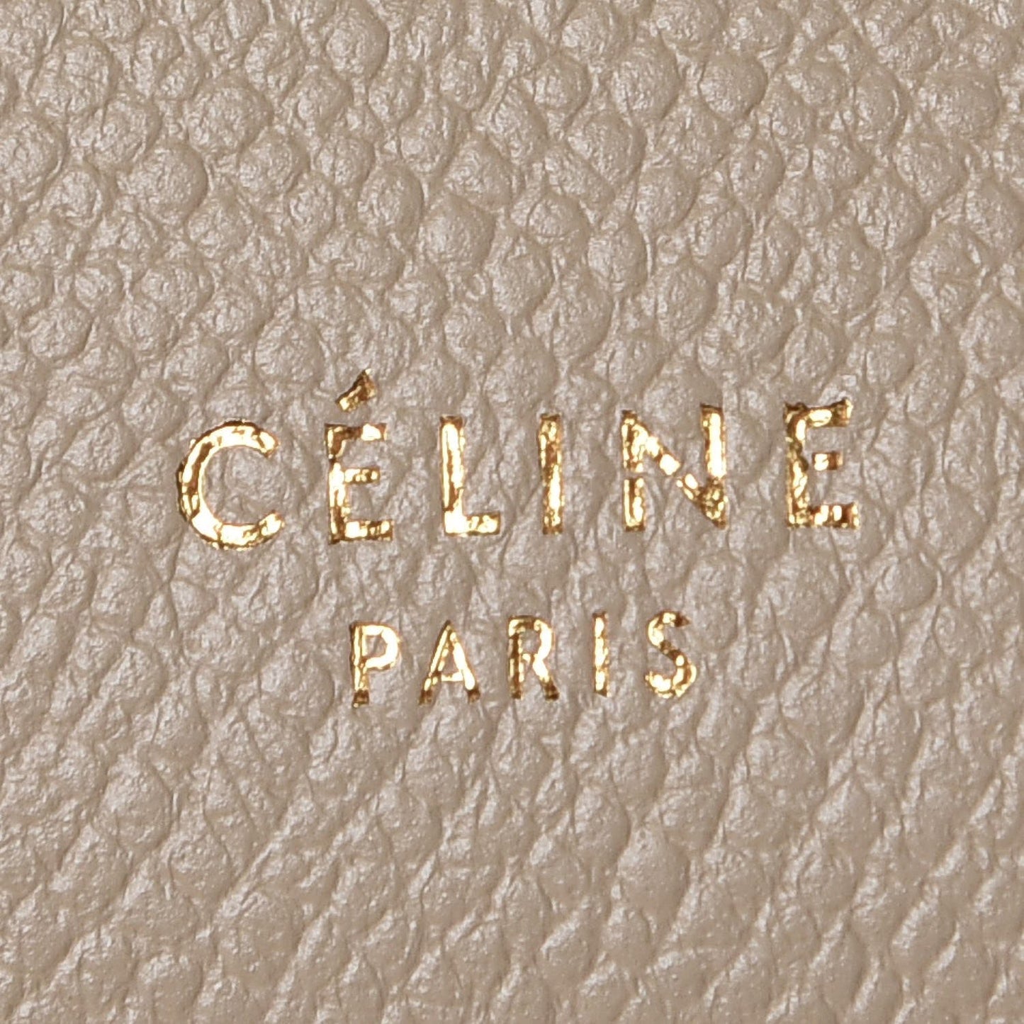 CÉLINE GRAINED CALFSKIN MICRO BELT BAG
