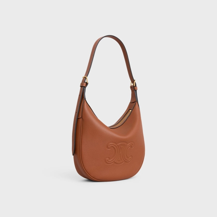 CÉLINE HELOÏSE CUIR TRIOMPH CALFSKIN LEATHER SHOULDER BAG