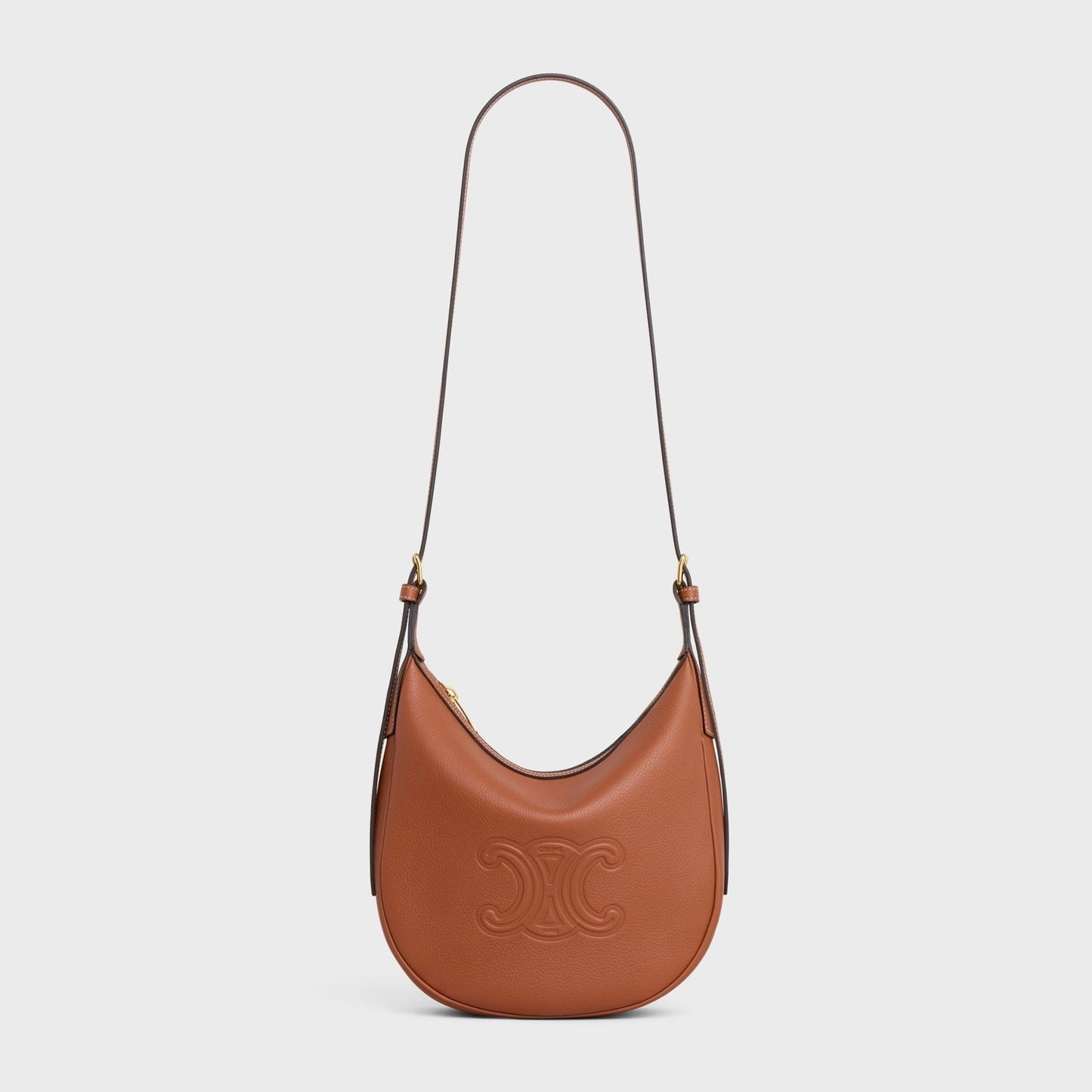 CÉLINE HELOÏSE CUIR TRIOMPH CALFSKIN LEATHER SHOULDER BAG