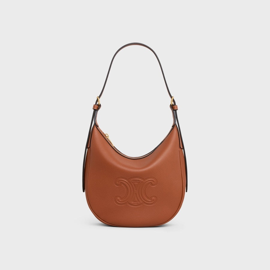 CÉLINE HELOÏSE CUIR TRIOMPH CALFSKIN LEATHER SHOULDER BAG