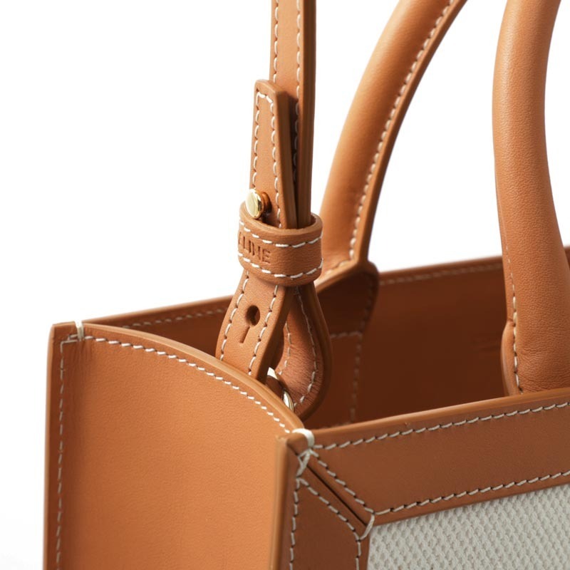 CÉLINE SMALL VERTICAL CABAS TOTE CROSSBODY BAG