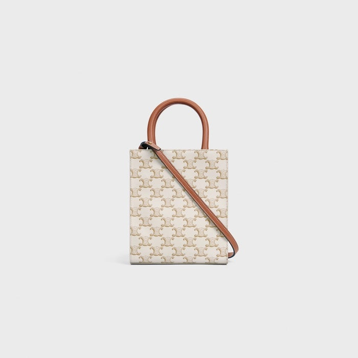 CÉLINE MINI TRIOMPHE VERTICAL CABAS TOTE BAG