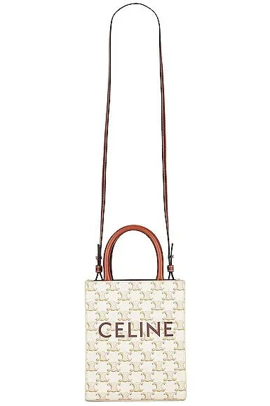 CÉLINE MINI TRIOMPHE VERTICAL CABAS TOTE BAG