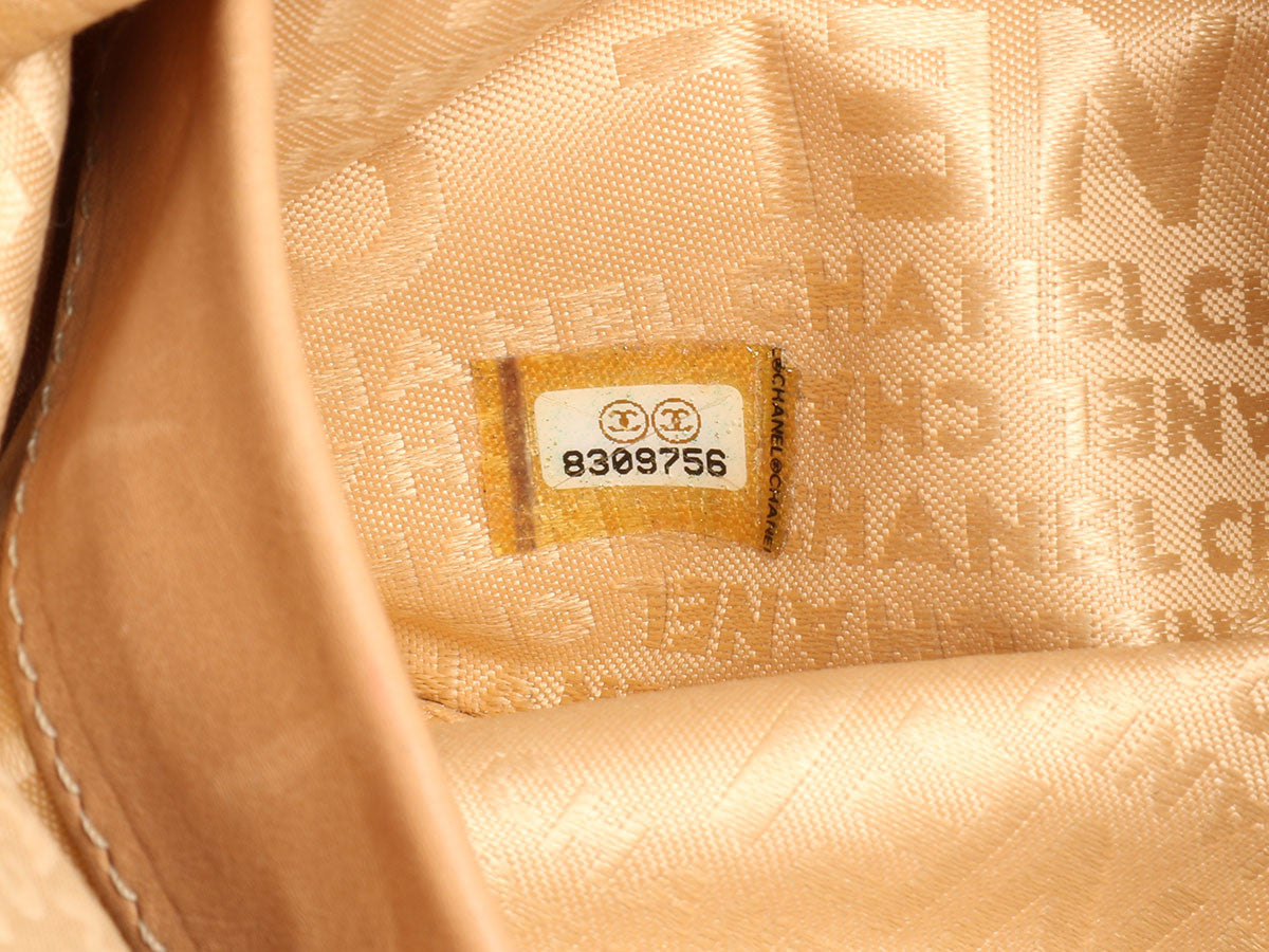 Chanel Tall Tan Bucket Bag
