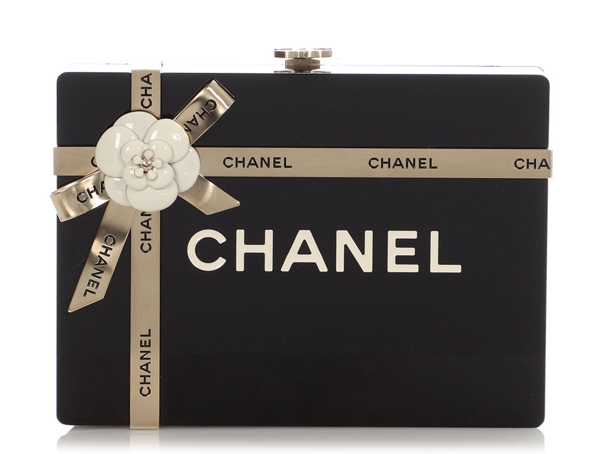 Chanel Black Plexiglass Gift Box MinaudiÃ¨re