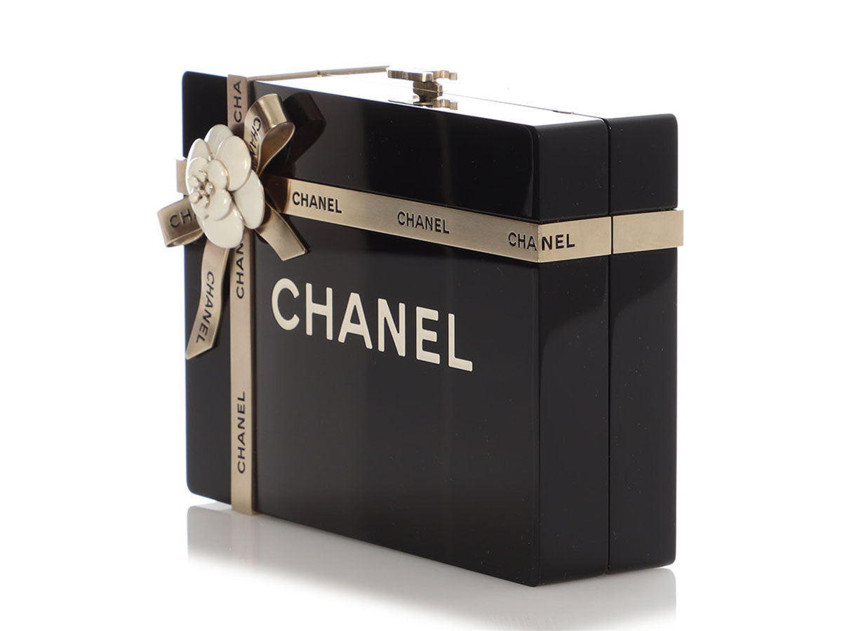 Chanel Black Plexiglass Gift Box MinaudiÃ¨re
