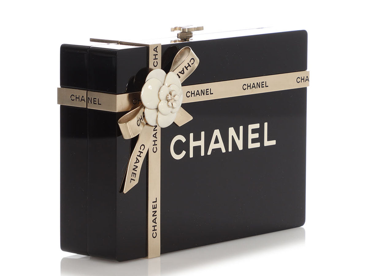 Chanel Black Plexiglass Gift Box MinaudiÃ¨re