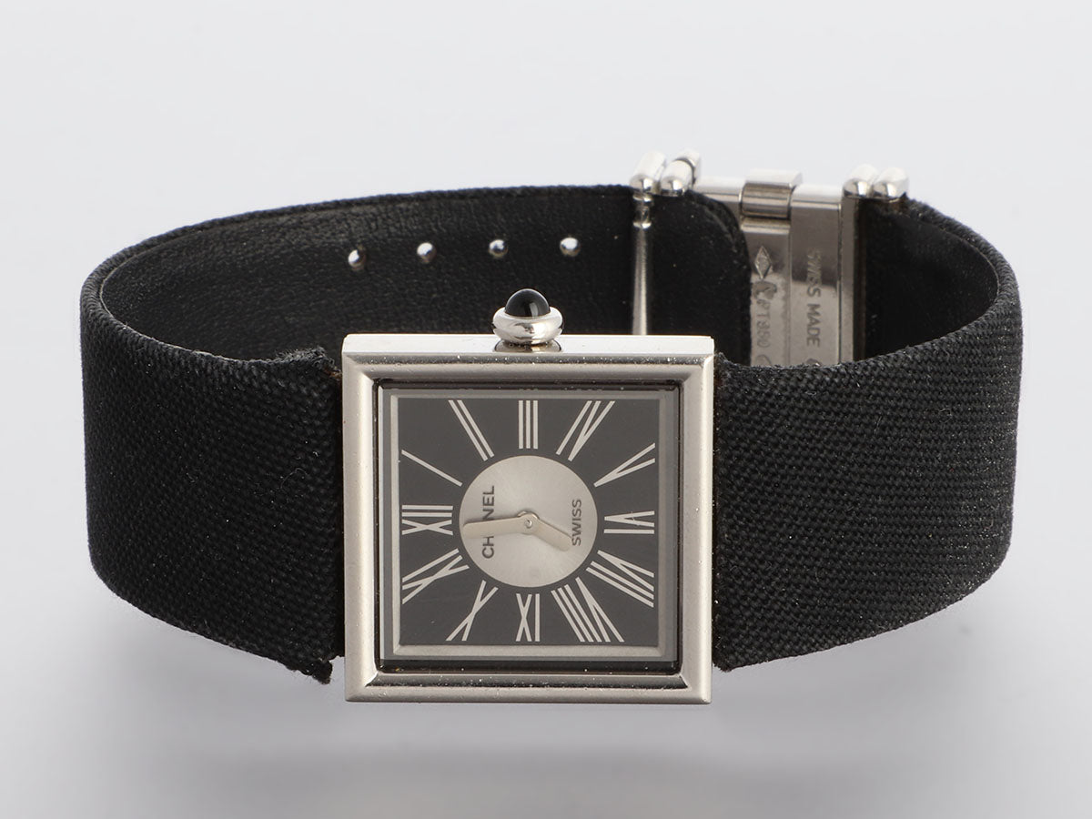 Chanel Platinum MatelassÃ© Watch 19mm