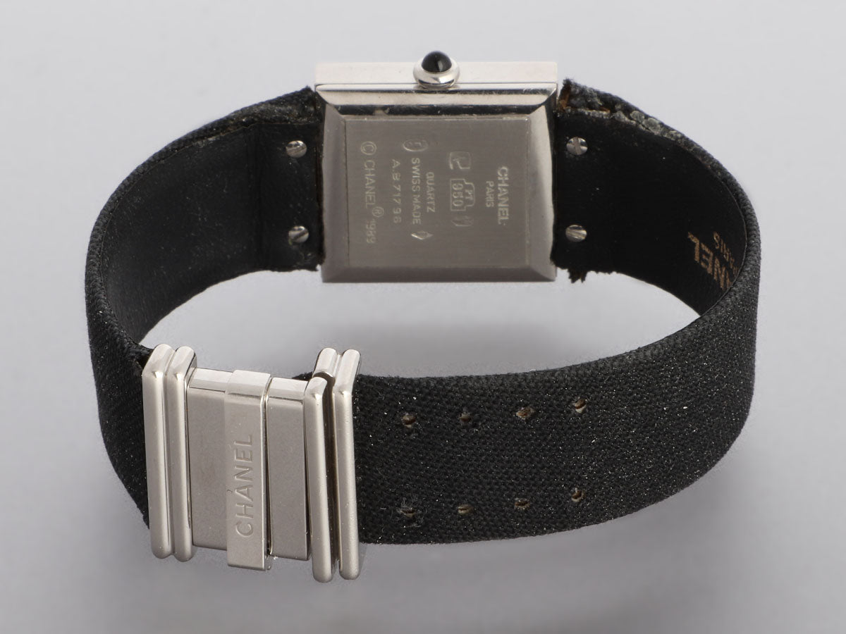 Chanel Platinum MatelassÃ© Watch 19mm