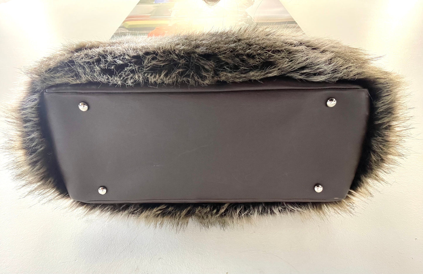 CHANEL BIARRITZ FUR LARGE TOTE BAG