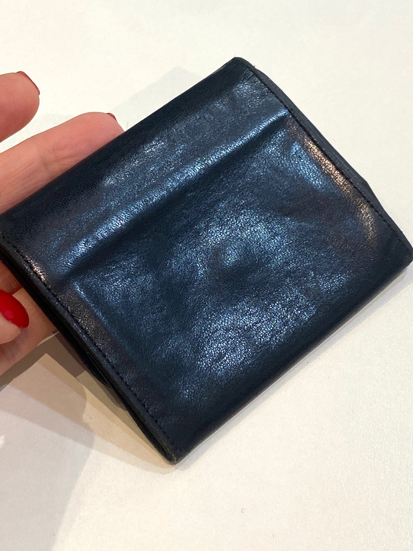 CHANEL CC COCO MARK VINTAGE LAMBSKIN COIN PURSE
