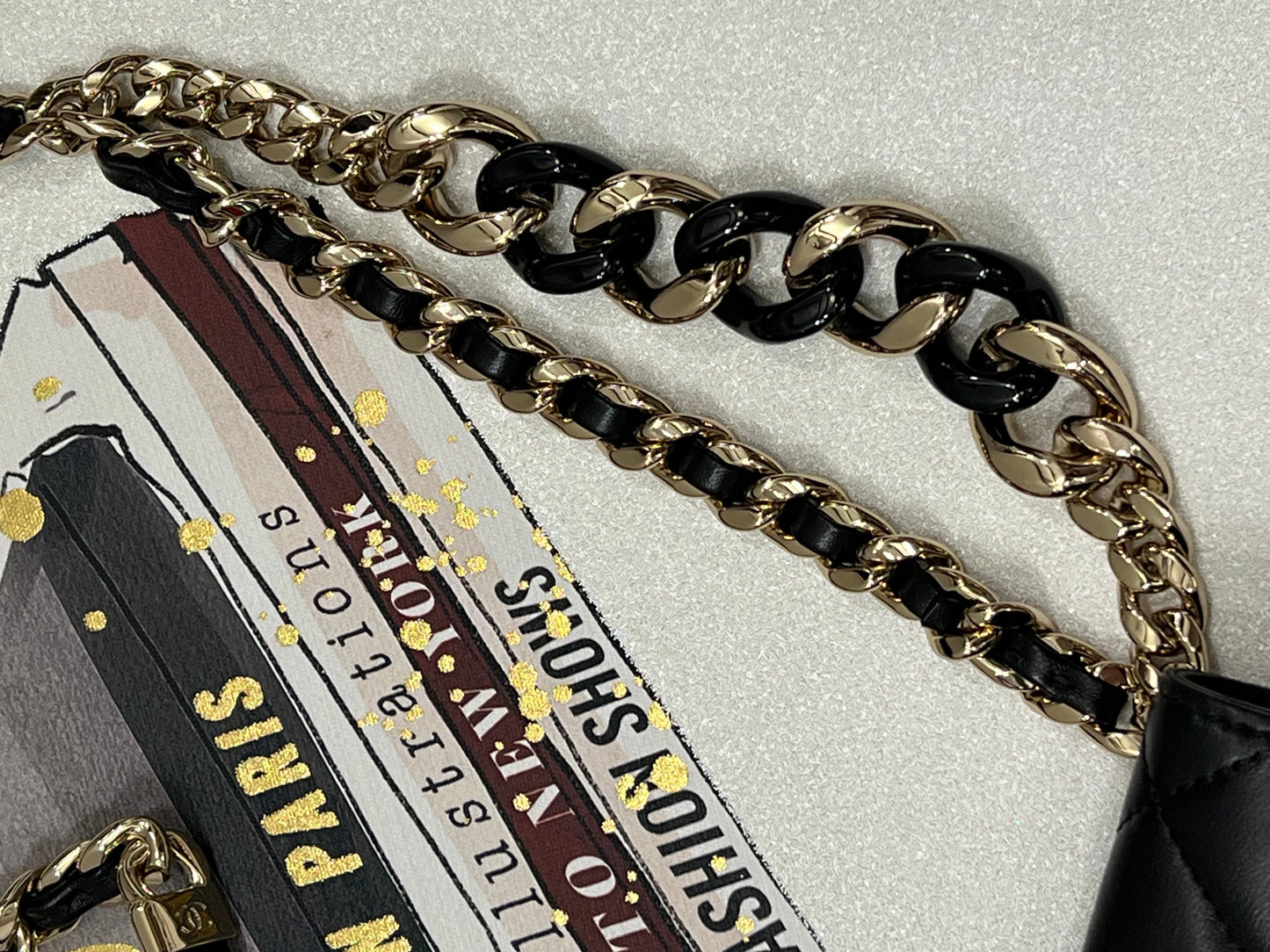 CHANEL CC DIAMOND QUILTED LAMBSKIN BELT BAG